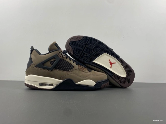 Cheap TBkick AJ4-882335 Air Brown TS Jordan 4 Travis Scott x Retro 0816